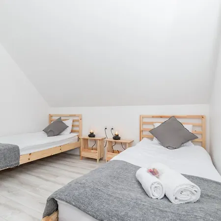 Mierzejogrod - Caloroczne Z Kominkami Vakantiehuis *