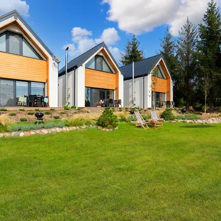 別荘 Mierzejogrod - Caloroczne Z Kominkami