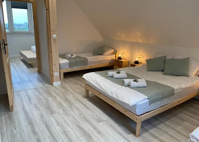 Mierzejogrod - Caloroczne Z Kominkami Semesterbostad Kąty Rybackie