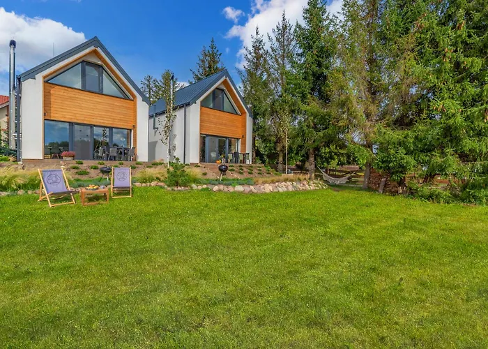 Mierzejogrod - Caloroczne Z Kominkami Semesterbostad Kąty Rybackie